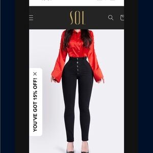 Sol Leon Sol Beauty and Care Jeans Black